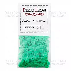Набор пайеток "Зеленые" (Фабрика Декору)