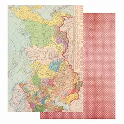 Бумага А4 "СССР. Карта" (Scrapmama) Бумага А4 "СССР. Карта" (Scrapmama)