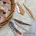 Нож "Танцы ветра. Перья узкие", 1,5х4,7 см (ScrapMania)