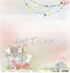 Бумага "Paws of happiness 02" (CraftO'clock) Бумага "Paws of happiness 02" (CraftO'clock)