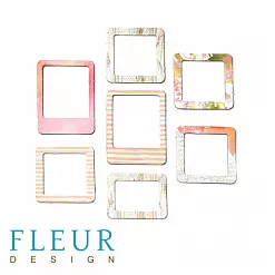 Набор рамок "Pretty pink. Розовый рассвет" (Fleur-design) Набор рамок "Pretty pink. Розовый рассвет" (Fleur-design)