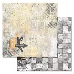 Бумага "Ребята с нашего двора. Трехочковый борсок" (ScrapMania)