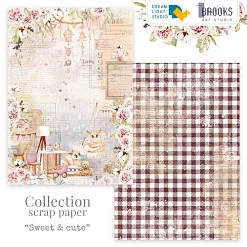 Бумага А4 "Sweet & cute 04" (DreamLight Studio)