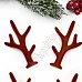 Украшение "Рожки оленьи", 7х4,5 см, 1 пара
