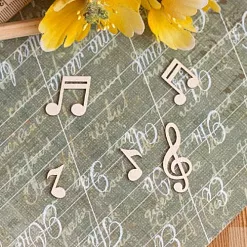 Набор украшений из чипборда "Ноты" (Fantasy)