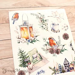 Набор наклеек А6 "Новогодние традиции. Милый дом" (ScrapMania)