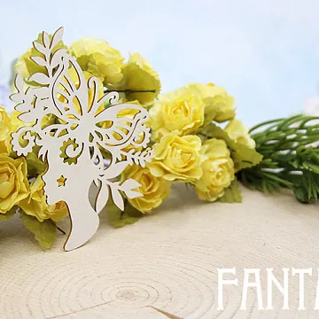 Чипборд "Лесная нимфа 1655", 6,3х8 см (Fantasy)