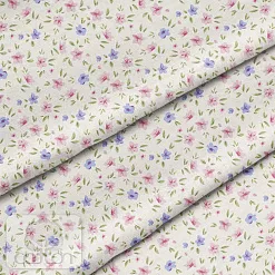 Отрез ткани 79х50 см "Розовые незабудки" (Cotton)