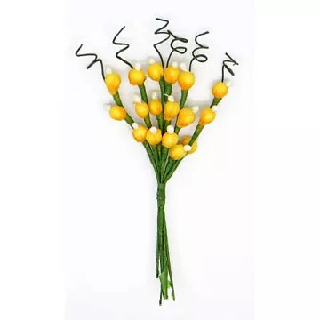 Букетик "Весенний. Оранжевый" (Рукоделие)