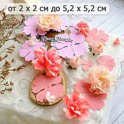 Нож "Древовидный пион", 5,2х5,2 см (ScrapMania)