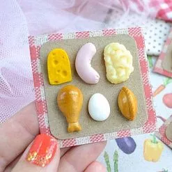 Набор миниатюр "Еда", см, 6 шт (Югарт)