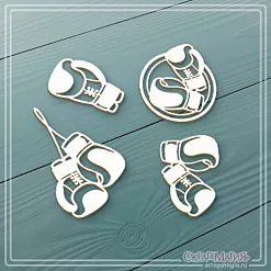 Чипборд "Боксерские перчатки 2" (СкрапМагия)