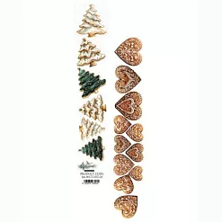 Бумага 6х30 см "Wonderful Christmas Time 01" (Alchemy of Art)