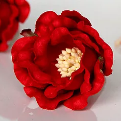 Цветок полиантовой розы "Красный", 1 шт (Craft) Цветок полиантовой розы "Красный", 1 шт (Craft)