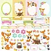 Бумага "Лисичка на горошинке. Теги и картинки" (ScrapMania)