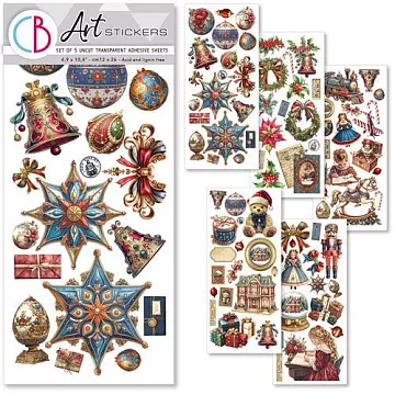 Набор наклеек 12х26 см "Toy Shop", 5 листов (Ciao Bella)