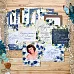 Набор карточек "Королевский сапфир" (ScrapMania)