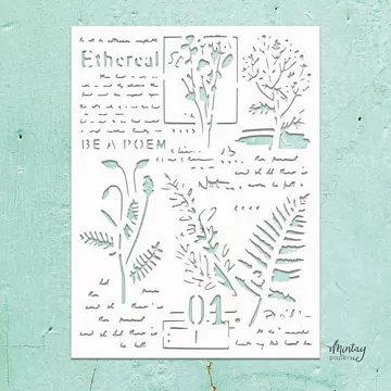 Трафарет 15х20 см "Mixed 8" (Mintay)