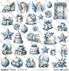 Бумага 30х30 см "Winter Sparkle. Christmas 26" (ScrapAndMe) Бумага 30х30 см "Winter Sparkle. Christmas 26" (ScrapAndMe)