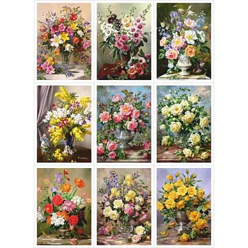 Скрап-карта А4 "Особый букет" (ScrapMania)