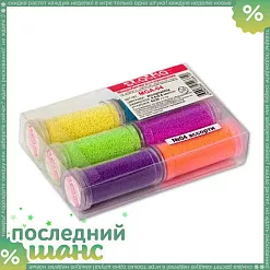 ШАНС Набор микробисера Zlatka, 6 баночек по 30 г