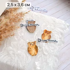 Нож "Русские сказки. Филин", 2,5х3,6 см (ScrapMania) Нож "Русские сказки. Филин", 2,5х3,6 см (ScrapMania)