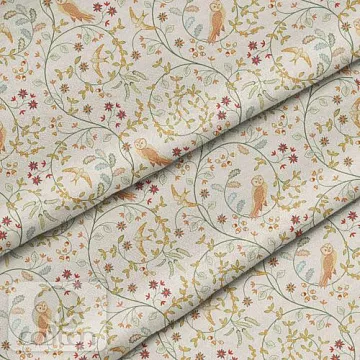 Отрез ткани 79х50 см "Сказочные совы" (Cotton)