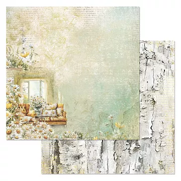 Бумага "Сезон ромашек. День за окном" (ScrapMania)