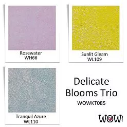 Набор глянцевых пудр "Delicate Blooms. Деликатные цветы", 3 шт (WOW) Набор глянцевых пудр "Delicate Blooms. Деликатные цветы", 3 шт (WOW)