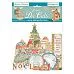 Набор вырубок из ацетата "Christmas patchwork", 51 шт (Stamperia)