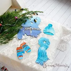 Нож "Зимний город. Одеваемся тепло", 3,5х8 см (ScrapMania)