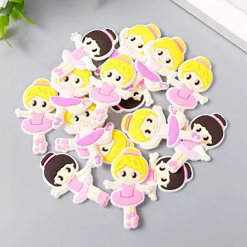 Набор украшений из резины "Балерины", 15 шт (АртУзор)