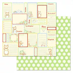 Бумага "Усатый поваренок. Таблички" (ScrapMania)