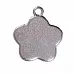 Основа под кабошон "Пряник", цвет серебро