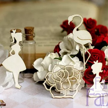 Чипборд "Алиса 124", 3х1,8 см (Fantasy)