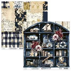 Набор бумаги 30х30 см "Lighthouse", 12 листов (Mintay)