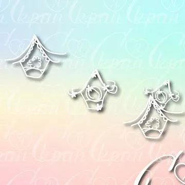 Чипборд "Скворечники" (LeoMammy)