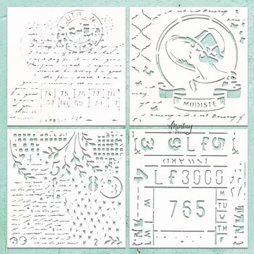 Чипборд "Patterns 3", 30х30 см (Mintay)