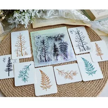 Штамп "В тишине леса", 9,3х4 см (AgiArt)