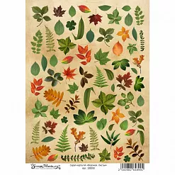 Скрап-карта А4 "Ворожея. Листья" (ScrapMania)