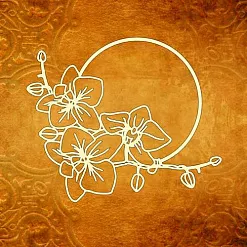 Деревянное украшение "Орхидеи 7" (Muscari) Деревянное украшение "Орхидеи 7" (Muscari)