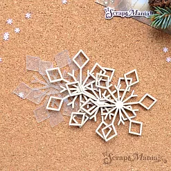 Шейкер "Фономикс. Новогодний. Снежинка 3 маленькая", 7,3х7,3 см (ScrapMania) Шейкер "Фономикс. Новогодний. Снежинка 3 маленькая", 7,3х7,3 см (ScrapMania)