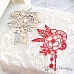 Нож "Цветок с шестеренками и подвесками", 8х10,5 см (ScrapMania)