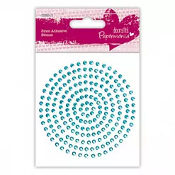 Набор страз "Круги маленькие. Бирюзовые дали", цвет голубой (DoCrafts)