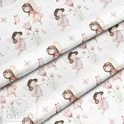 Отрез ткани 79х50 см "Луговые феи" (Cotton)