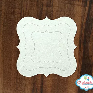 Набор украшений из чипборда "Рамка 2" (Chipboards)
