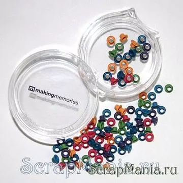 Набор люверсов 1/8', Watercolor Muted (Making Memories)