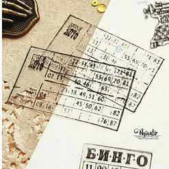 Штамп "Счастливые билеты", 6,9х3,7 см (AgiArt)