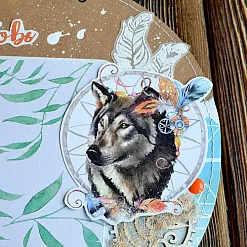 Скрап-карта А4 "Этника. Твоя вселенная" (ScrapMania)