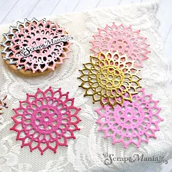 Нож "Кружевной узор. Салфетка", 5,8х5,8 см (ScrapMania)